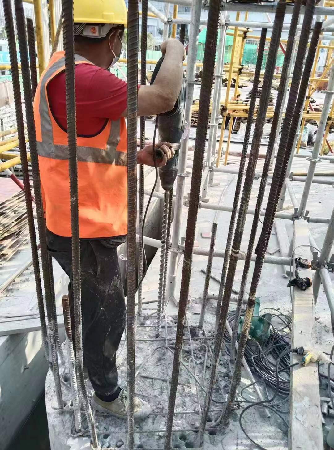 柳城增大截面法加固框架柱施工方案